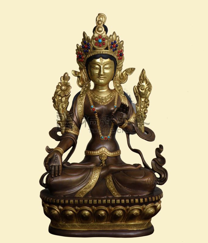 鎏金藏傳佛像(仿清代)