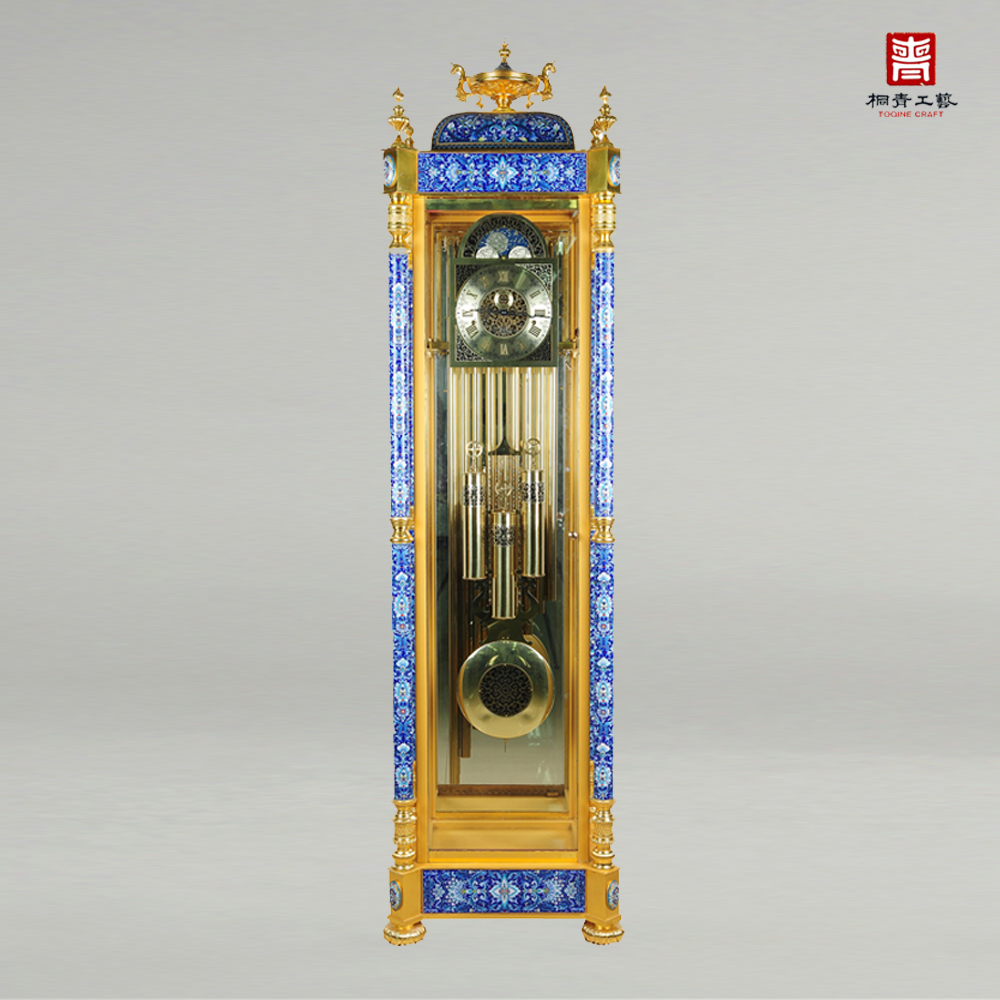 景泰藍落地鐘