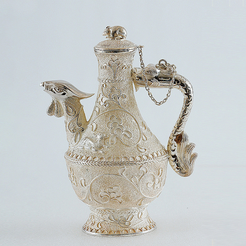 花絲鳳頭壺(仿唐代)