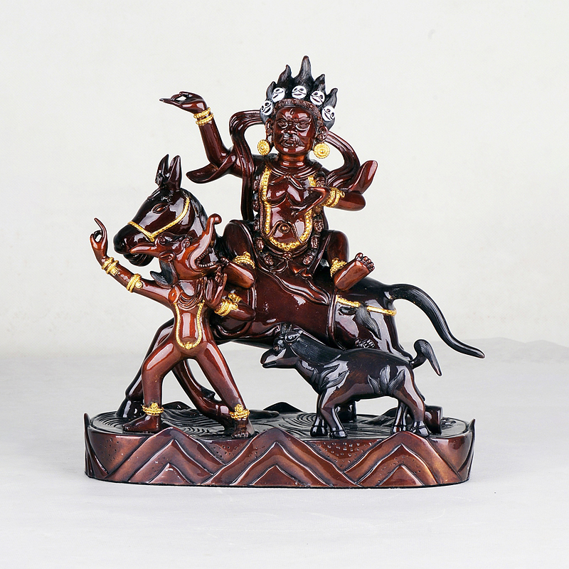 銅鎏金吉祥天母