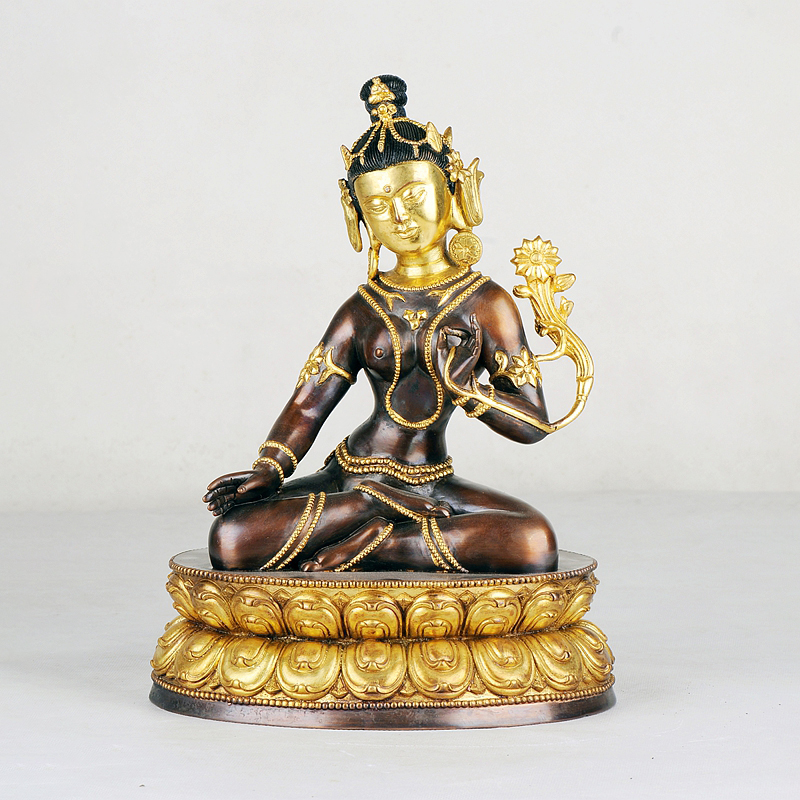 鎏金白度母像(仿元代)